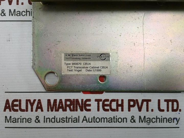 Pct Transceiver Cabinet Brand H.M. Stein Sohn 980670 Cbu4