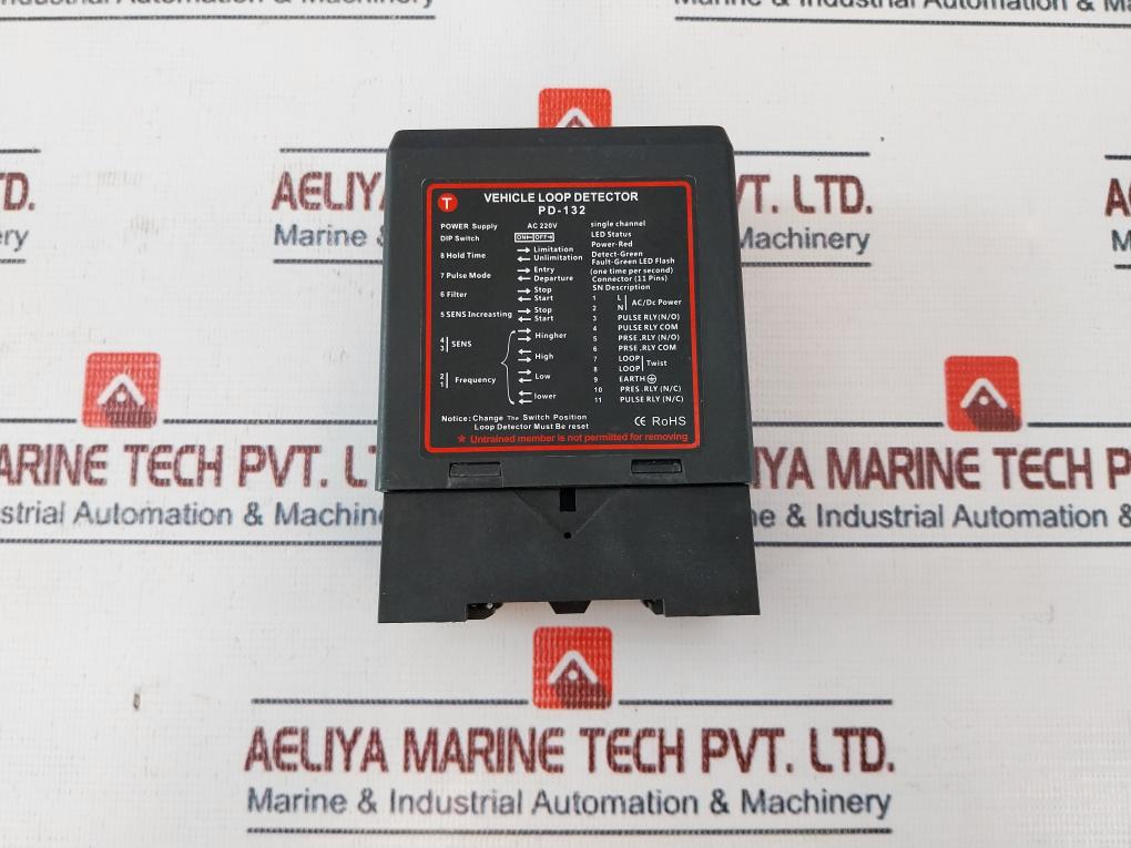 PD-132 Single Channel Vehicle Loop Detector with MT740 Base AC220V