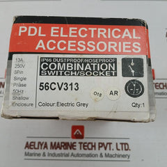Pdl 56Cv313 Single Pole Combination Switch Socket 56 Series 50Hz