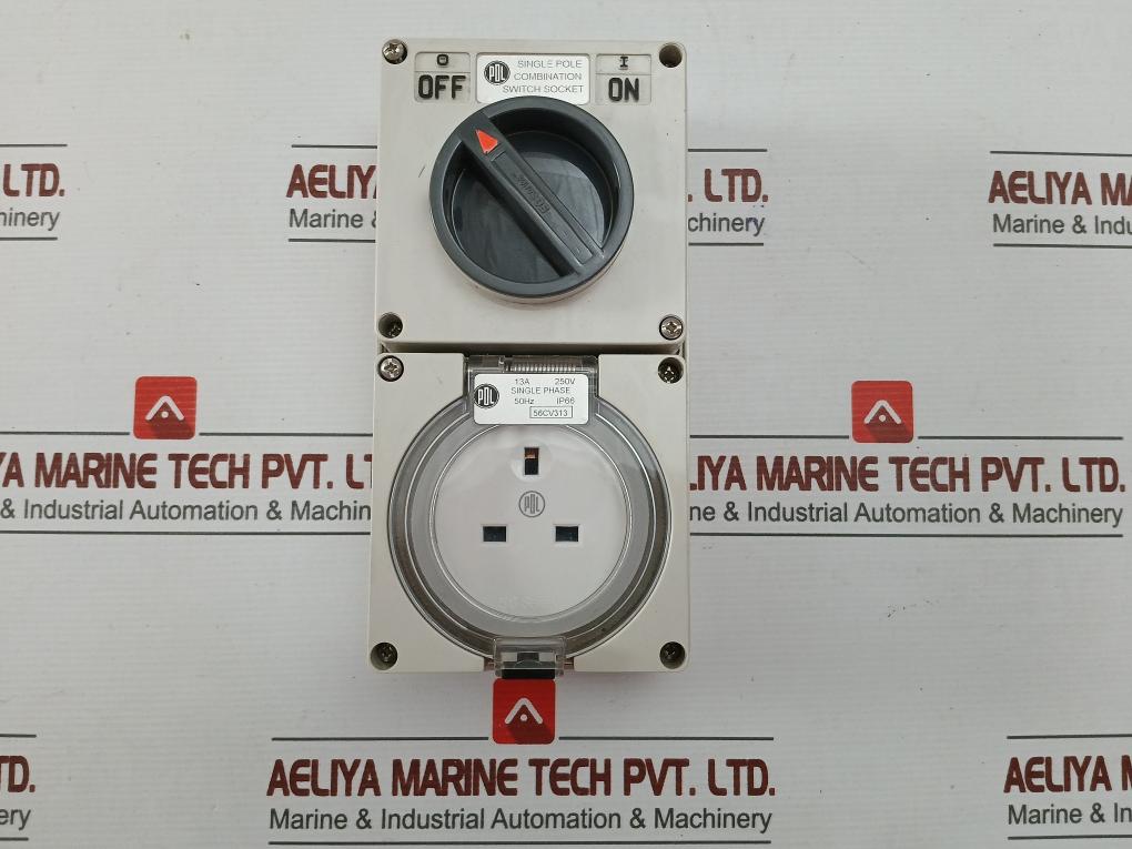Pdl 56Cv313 Single Pole Combination Switch Socket 56 Series 50Hz