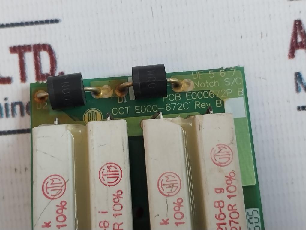 Pdl Electronics Cct E000-672c PCB Card