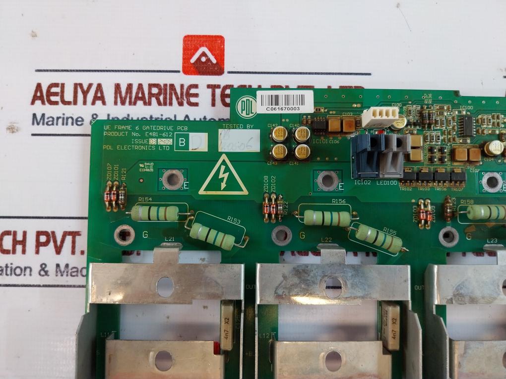 PDL Electronics E481-612 UE Frame 6 Gatedrive Pcb