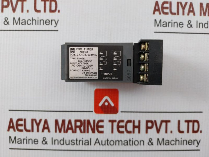 Pdx-2C-10S-ac120V Multi-function Analog Time Delay Relay Matushita Electric