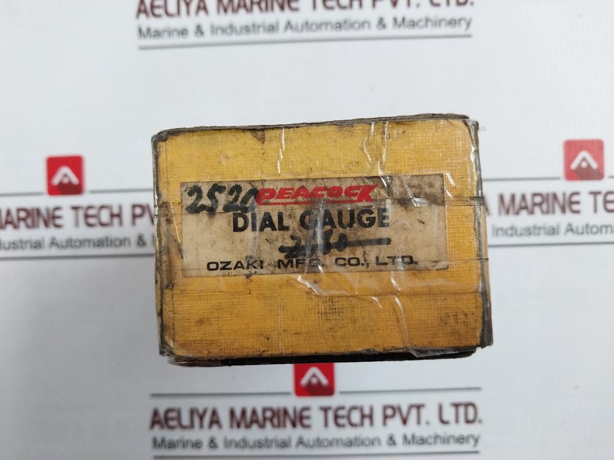 Peacock Ozaki 0.01Mm Dial Gauge 0–50–0