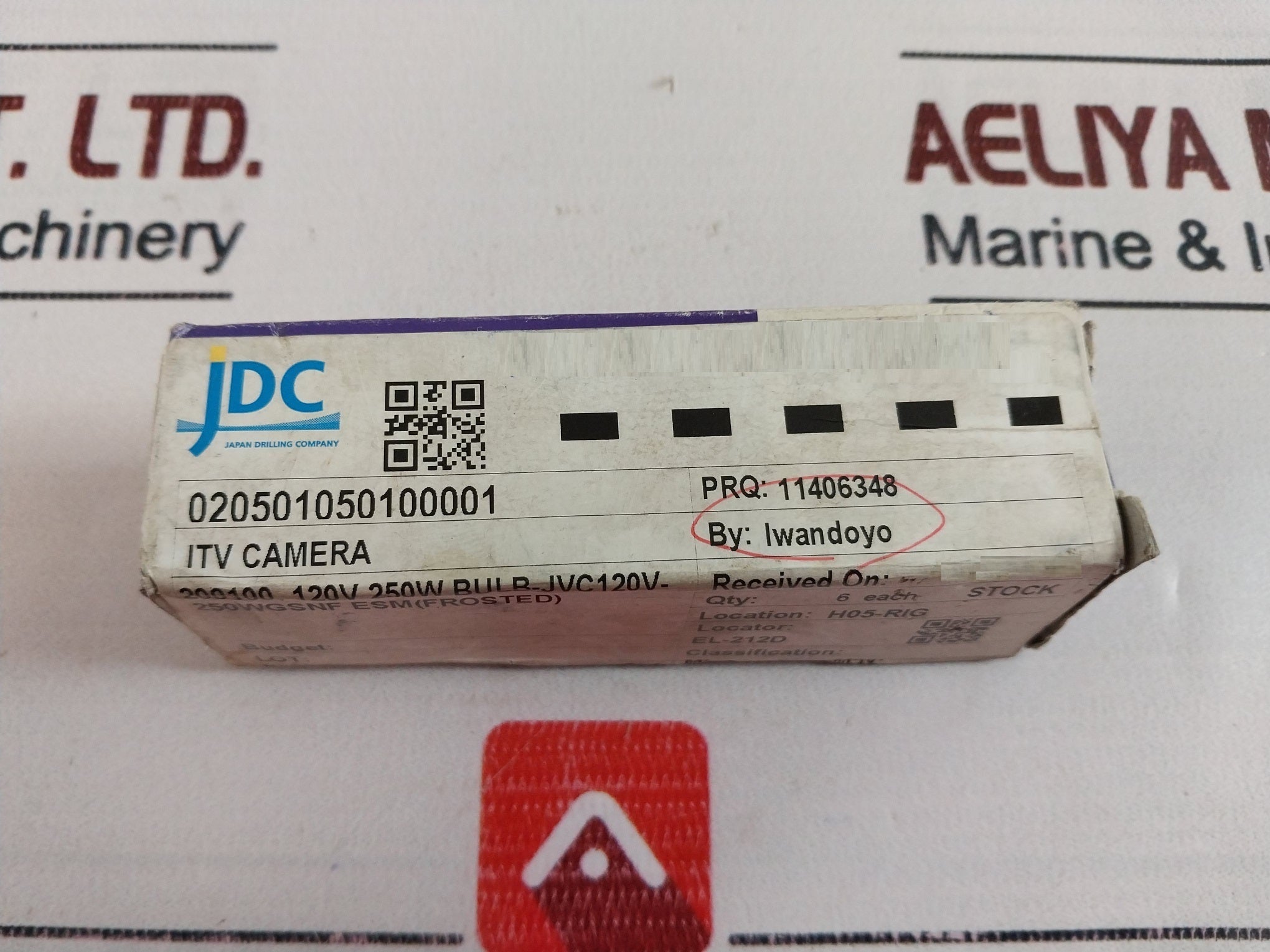 Pec E11 Halogen Lamp For Itv / Jvc Camera 130V 250W