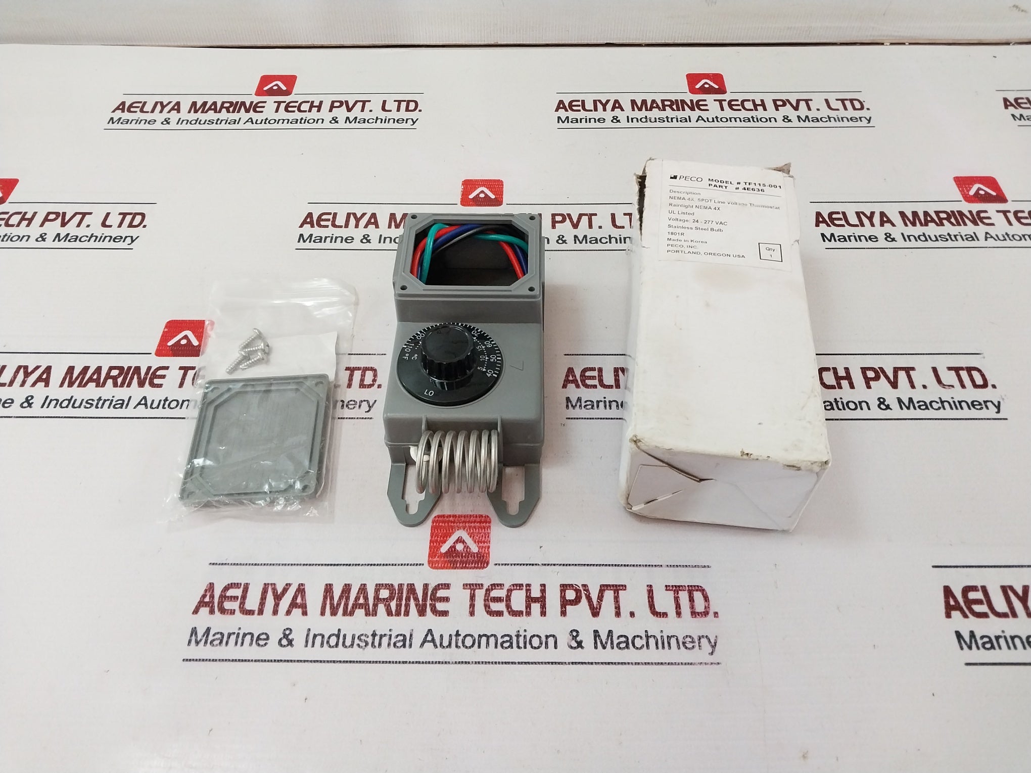 Peco Tf115-001 Voltage Thermostat 24-277Vac