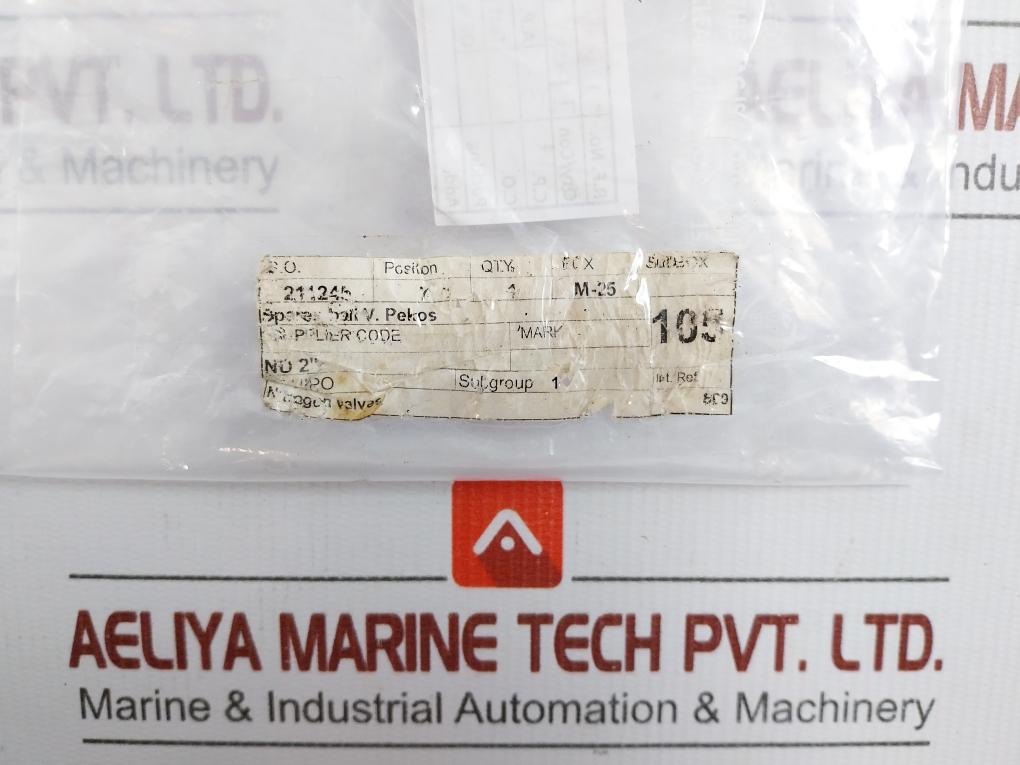 Pekos Spares Ball Valve Pip-0235.007