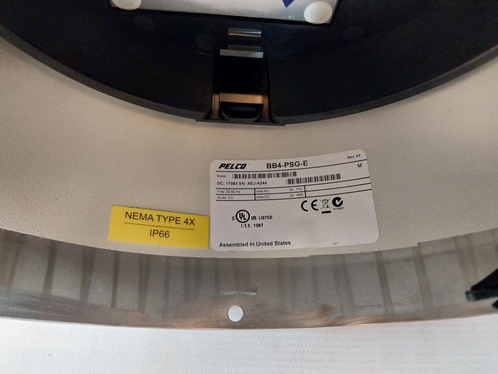 Pelco Bb4-psg-e Stainless Steel Spectra Environmental Pendant Mount Kit 50-60Hz