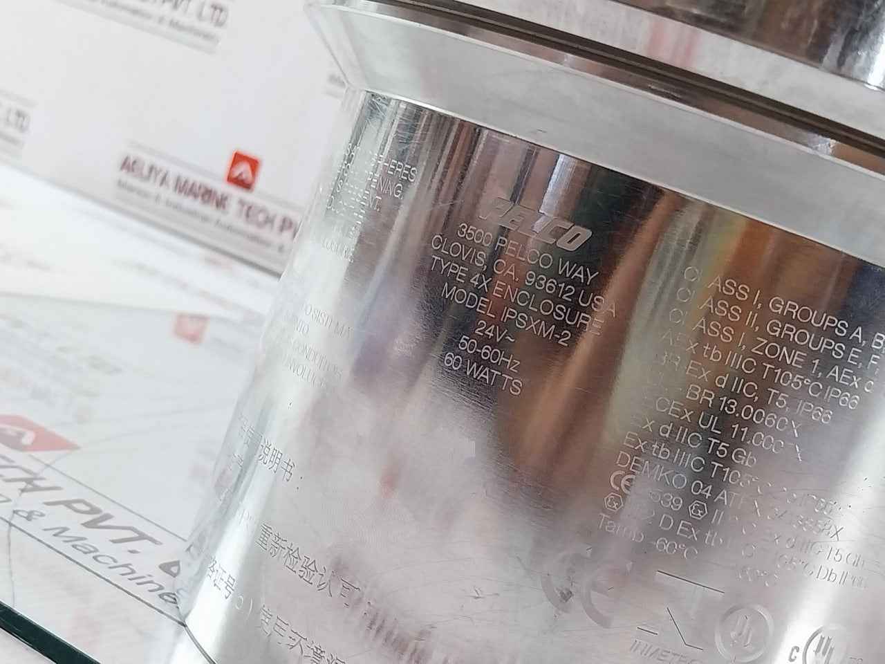 Pelco Ipsxm-2 Explosionproof Camera System Type 4x Enclosure 50-60hz 60w 24v