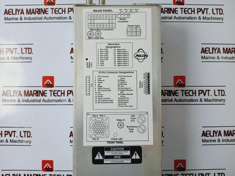 Pelco Lrd41c21-1 Legacy Fixed Speed Receiver Unit Rev A0 50/60hz 5w 120v