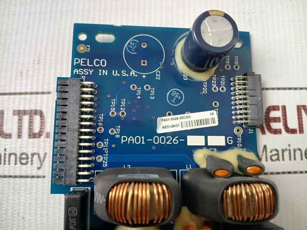 Pelco Pa01-0026-00C0G Printed Circuit Board 94V-0
