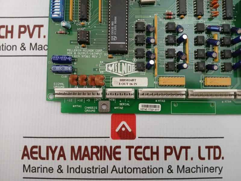 Pellerin Milnor  I/O Circuit Board Rev-j 08Bs816Bt