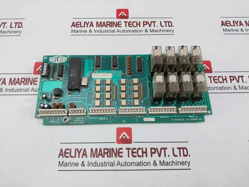 Pellerin Milnor Serial I/O Printed Circuit Board 08Bs816At