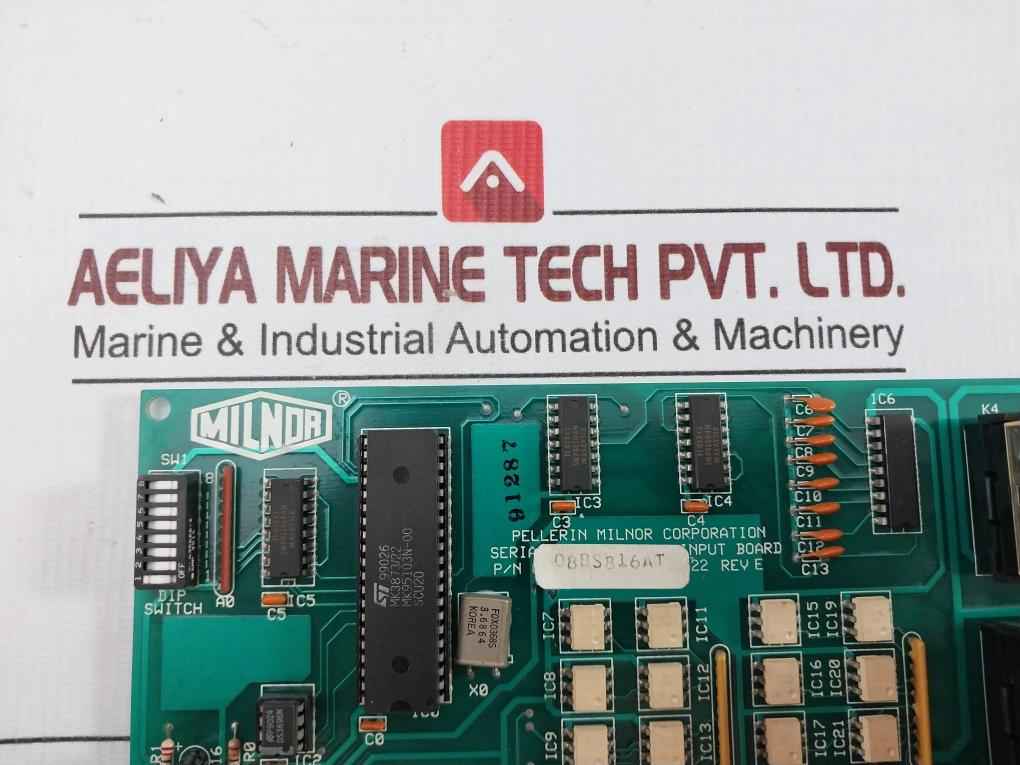 Pellerin Milnor Serial I/O Printed Circuit Board 08Bs816At
