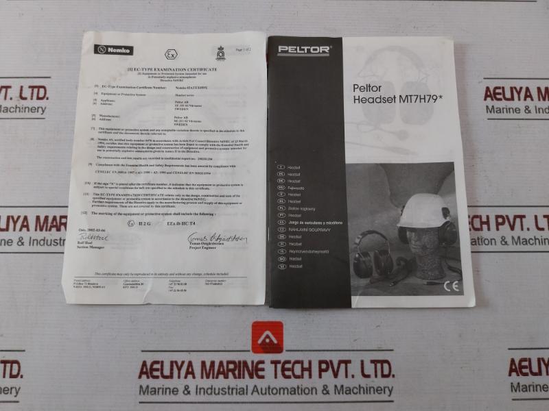 Peltor Mt7H79F-50 High Attenuation Headset Se-331 02 425-04 B 33792