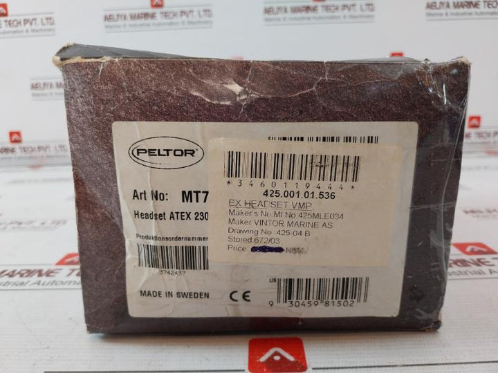 Peltor Mt7H79F-50 High Attenuation Headset Se-331 02 425-04 B 33792