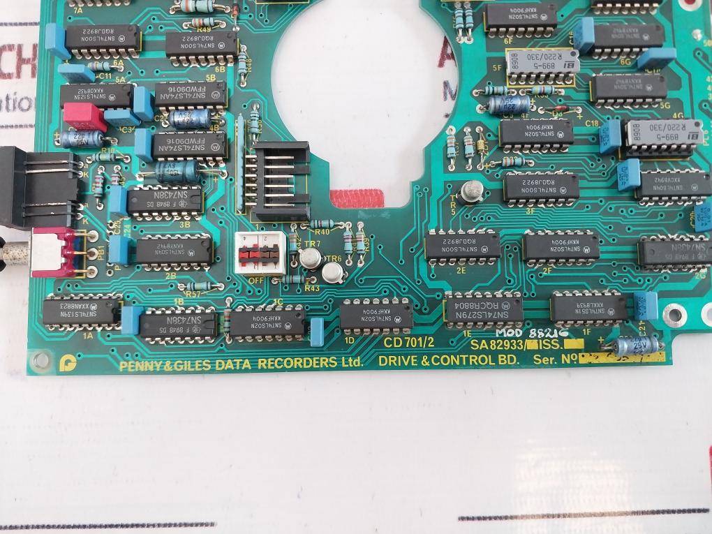 Penny & Giles Pc82932 Drive & Control Pcb Board Cd701/2