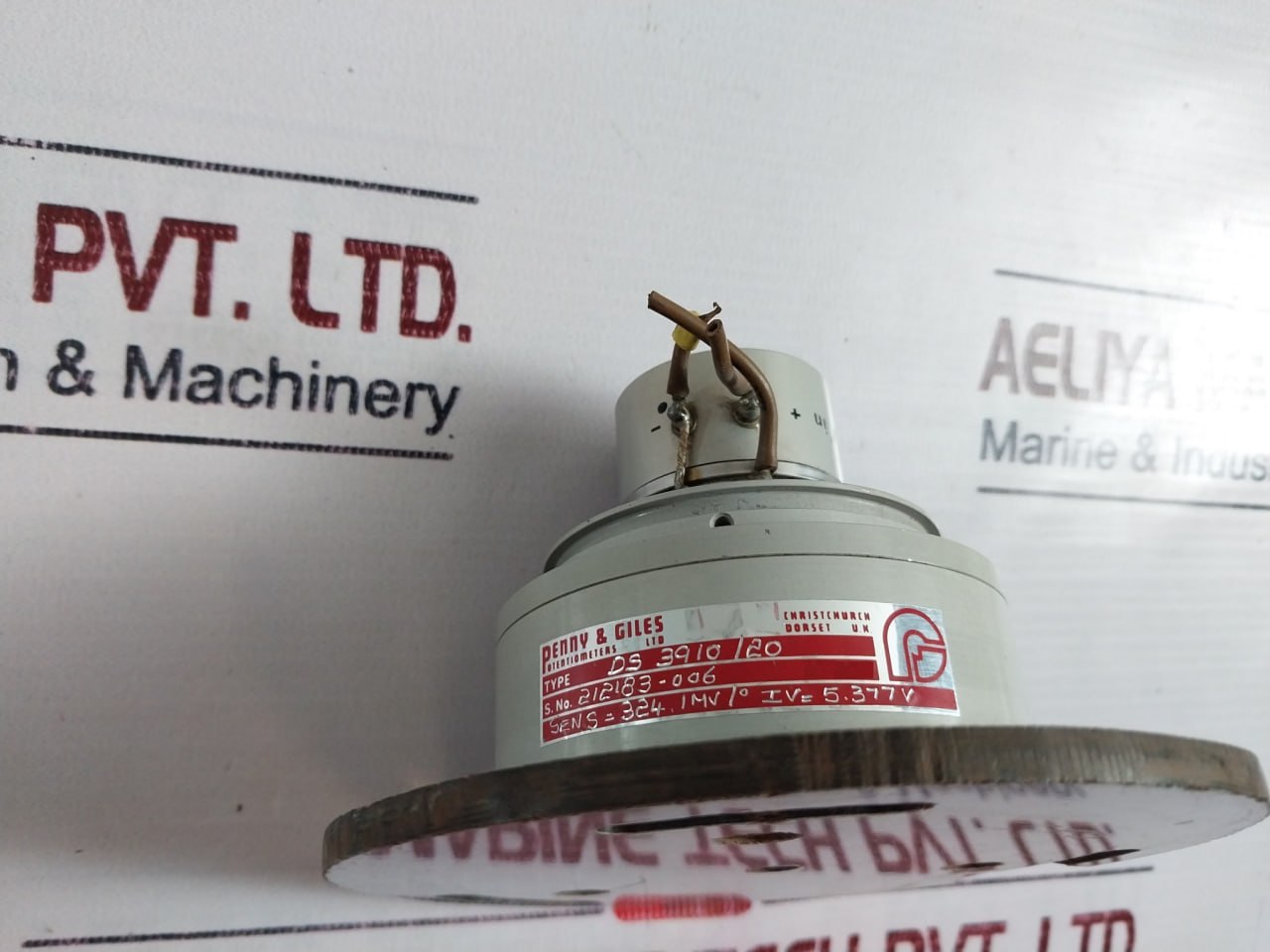 Penny & Giles Potentiometers Ds 3910/20 Tilt Sensor