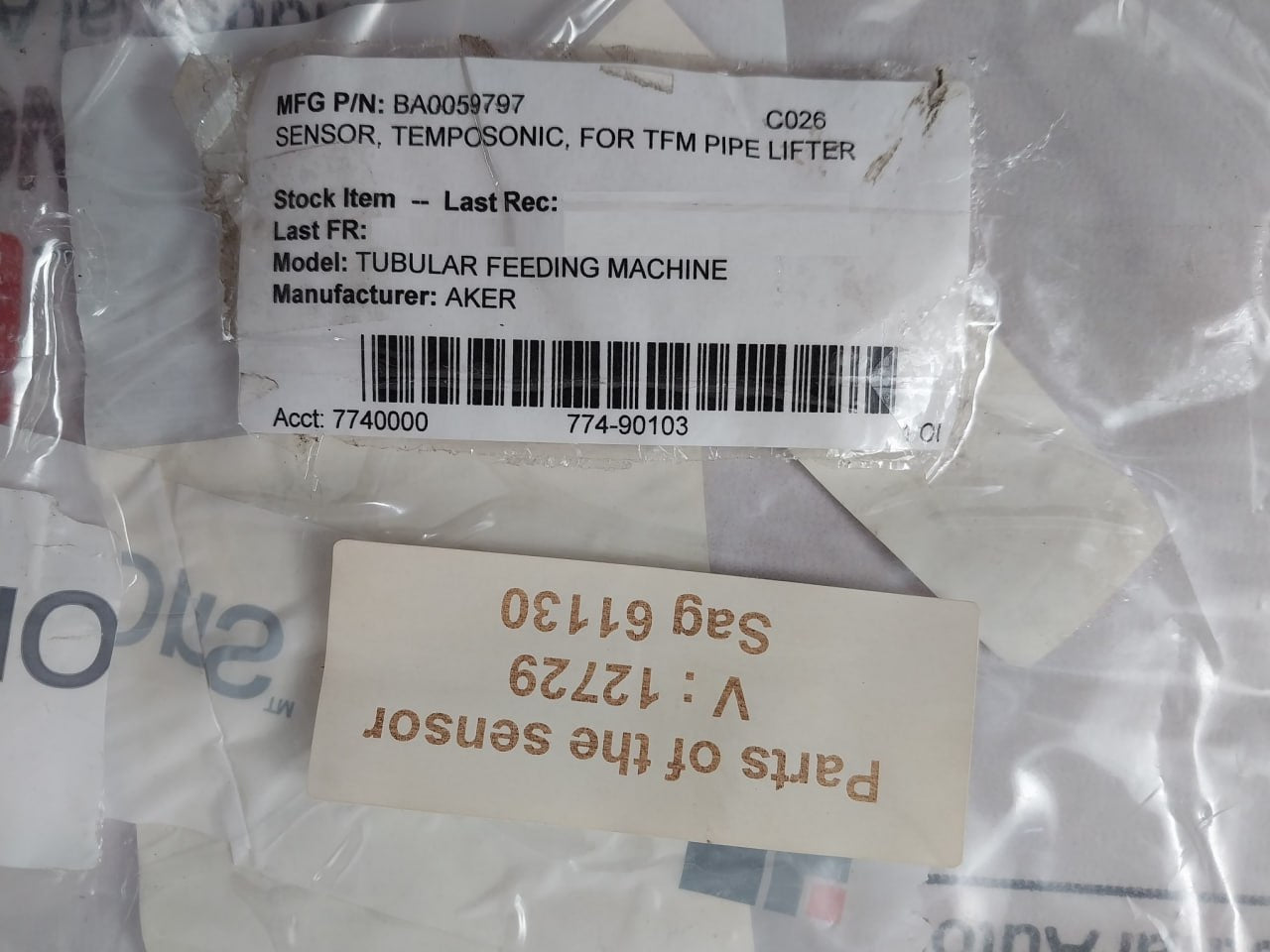 Penny+Giles Ics100/Em/0600/H/01 Temposonic Linear Sensor
