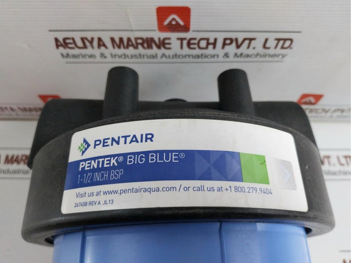 Pentair Big Blue Filter Housing With Pressure Relief 30-90 Psi 20’’ Opaque