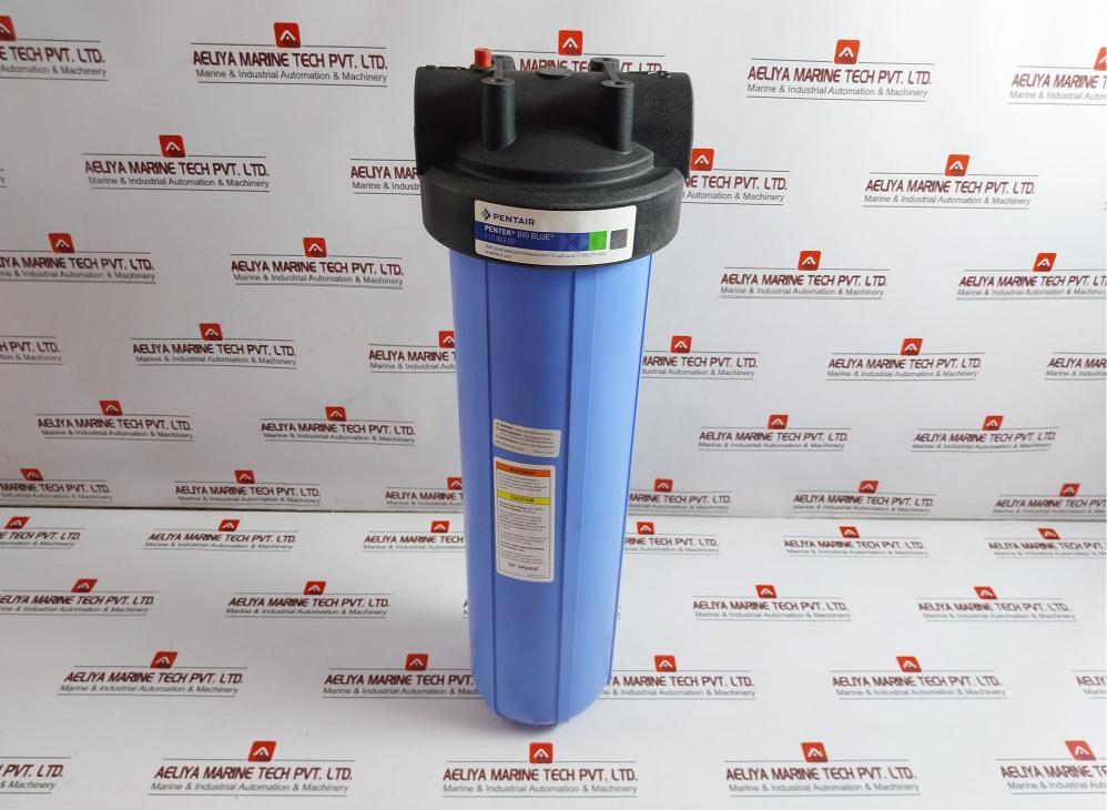 Pentair Big Blue Filter Housing With Pressure Relief 30-90 Psi 20’’ Opaque