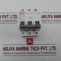 People Electric Dz47-63 3 Pole Miniature Circuit Breaker 400V 4000A
