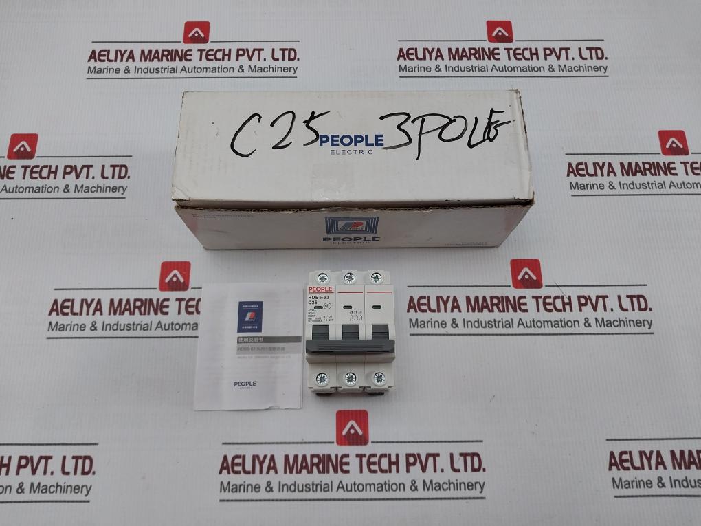 People Rdb5-63 3P Miniature Circuit Breaker 400V 6000A
