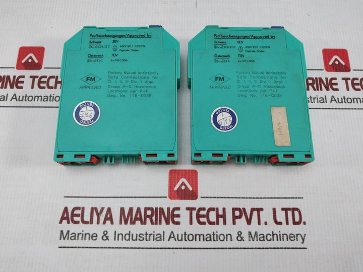 Pepperl+Fuchs Isolated Switch Amplifier Khd2-Sr-Ex2p 20.4-27.6vdc