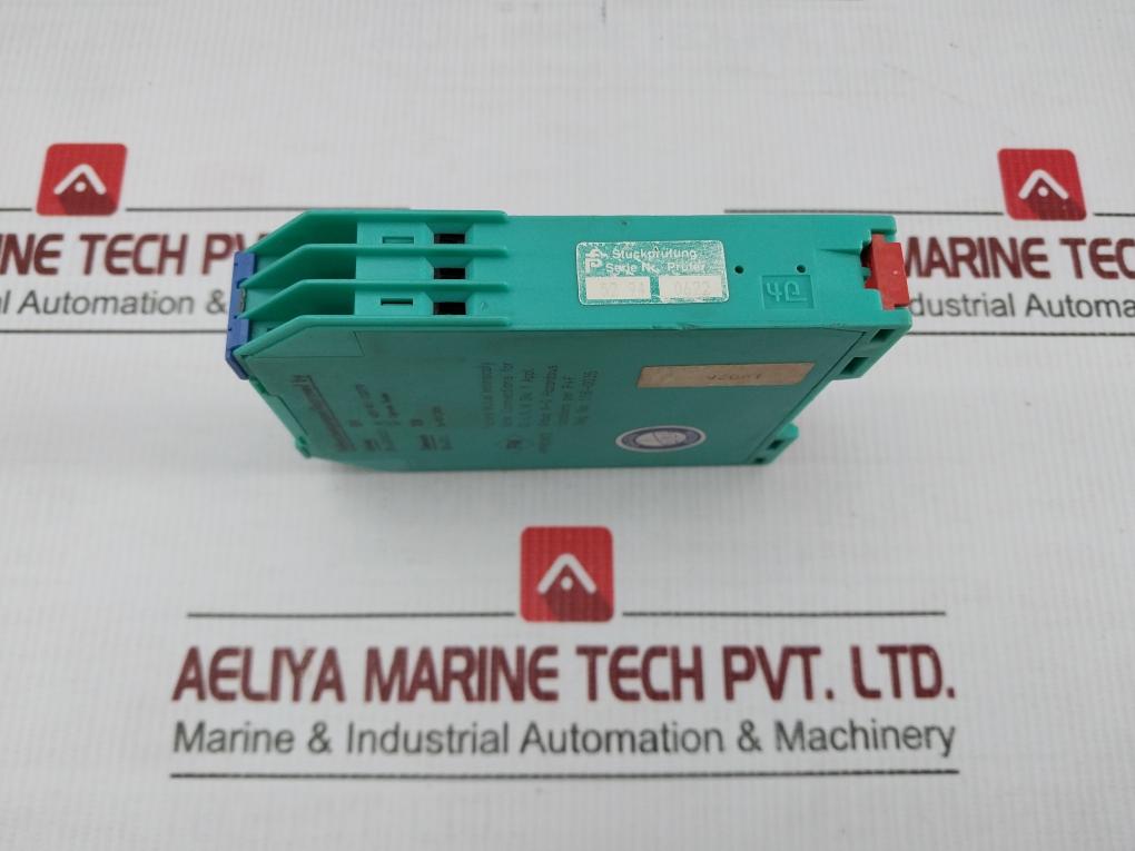 Pepperl+Fuchs Isolated Switch Amplifier Khd2-Sr-Ex2p 20.4-27.6vdc