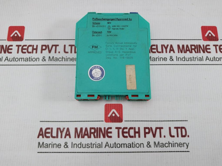 Pepperl+Fuchs Isolated Switch Amplifier Khd2-Sr-Ex2p 20.4-27.6vdc