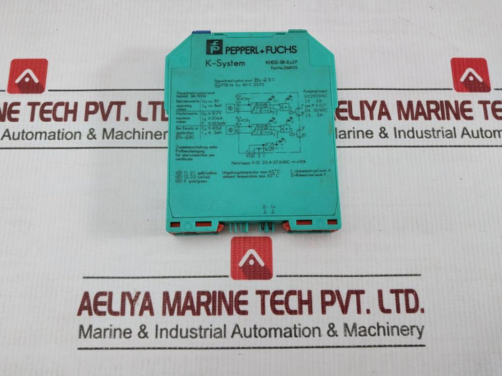 Pepperl+Fuchs Isolated Switch Amplifier Khd2-Sr-Ex2p 20.4-27.6vdc