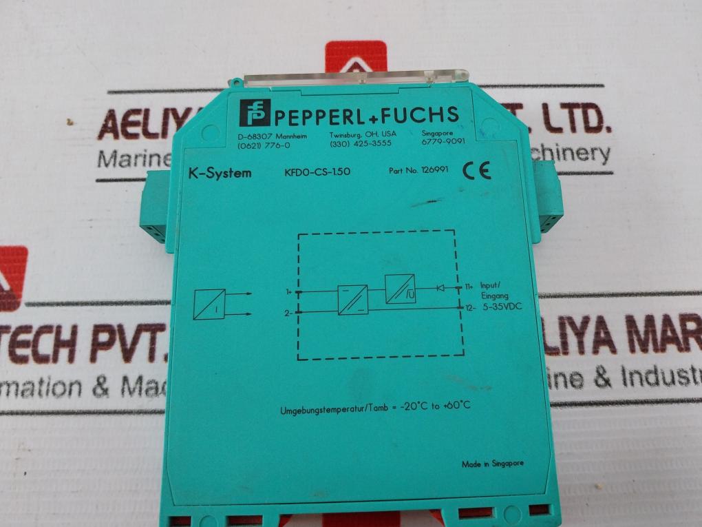 Pepperl+Fuchs 126991 Repeater Module Kfdo-cs-1.50