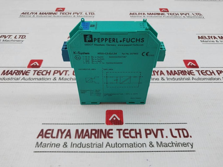 Pepperl+Fuchs 253V 1-channel Isolated Repeater Barrier Kfd0-cs-ex1.54