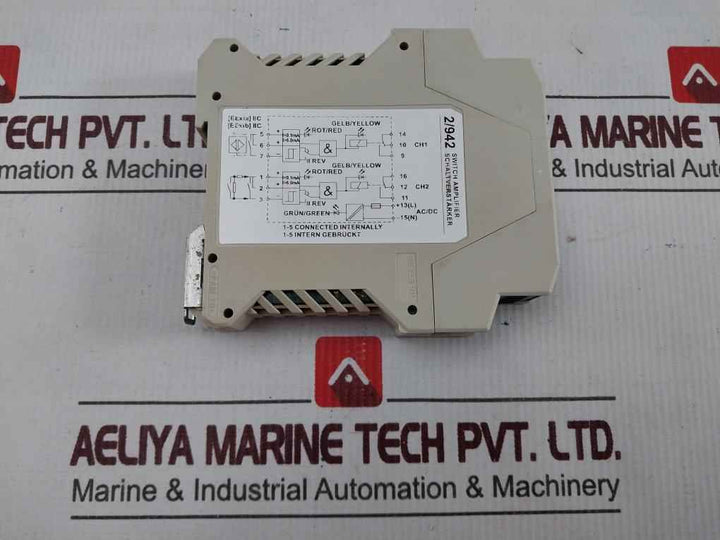 Pepperl+Fuchs 2/942 Switch Amplifier 250V 25.9 Ma 67Mw 541763