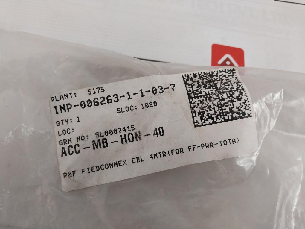 Pepperl+Fuchs Acc-mb-hon-40 Fieldconnex System Cable 60C Sl0007415 8Pr 24 Awg