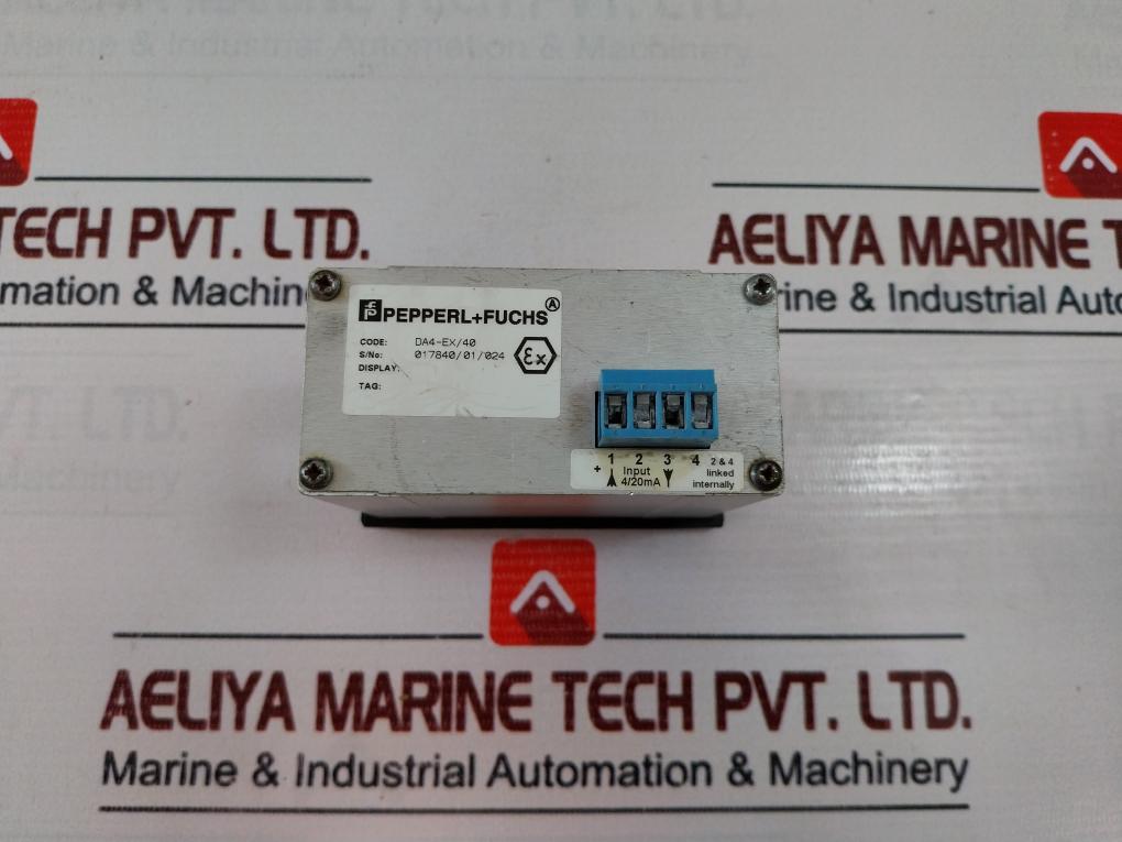 Pepperl+Fuchs Da4-ex/40 Digital Indicator 4/20 Ma