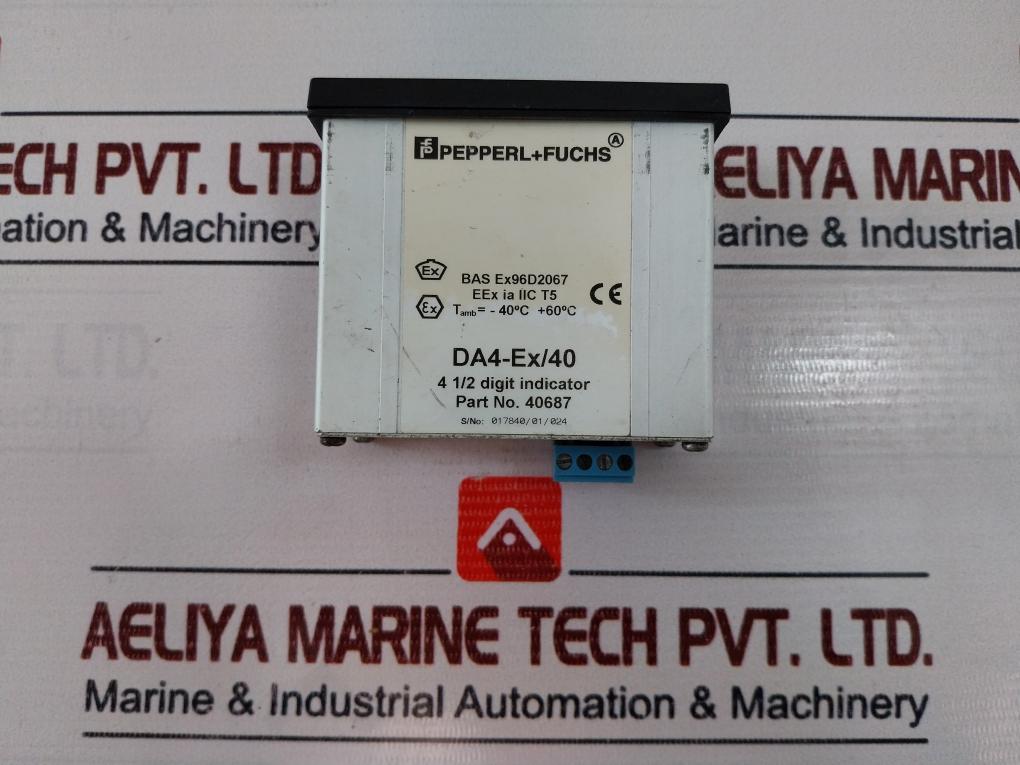 Pepperl+Fuchs Da4-ex/40 Digital Indicator 4/20 Ma
