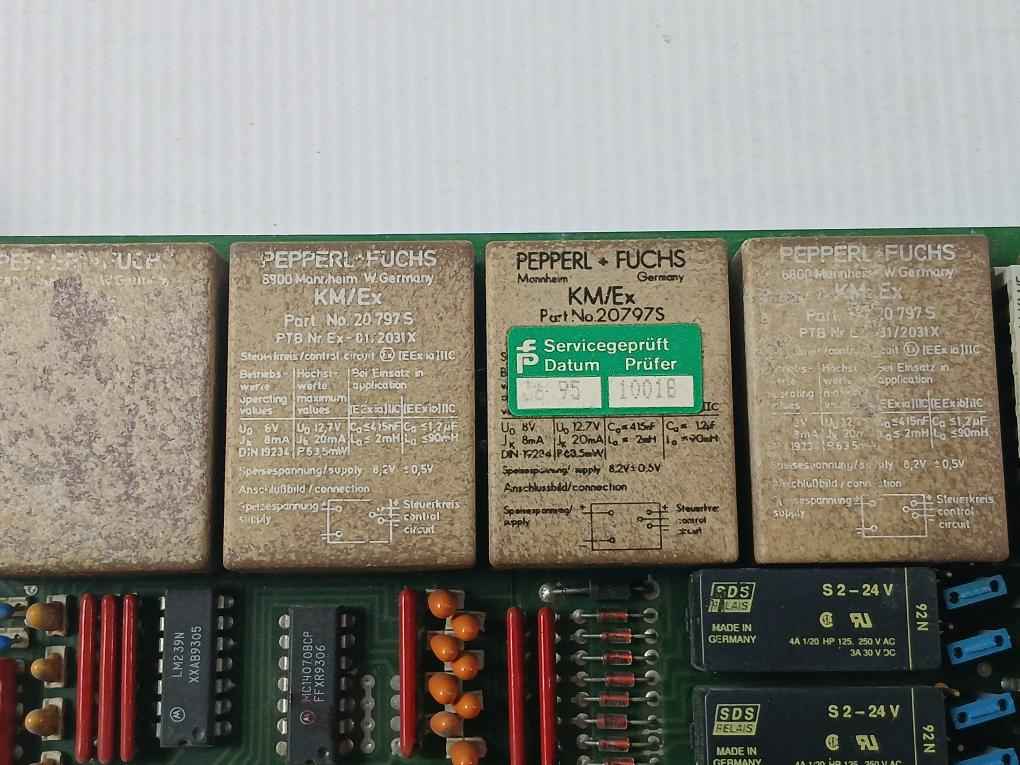 Pepperl+Fuchs Eg4-r Switch Amplifier 24V Dc