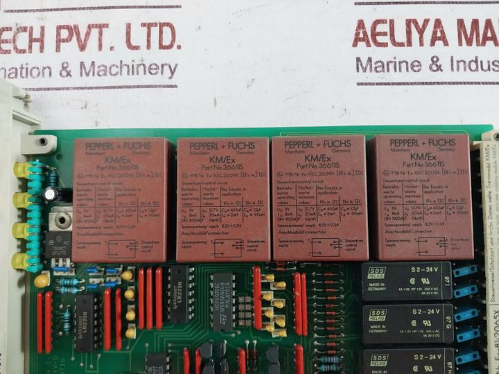 Pepperl+Fuchs Eg4-r Switch Amplifier 94V-0 9716 Psw 1.1 D.95C.024