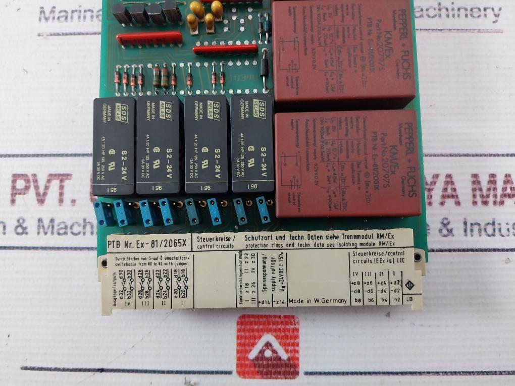 Pepperl+Fuchs Ex-81/2065X Isolating Switch Amplifier Measuring