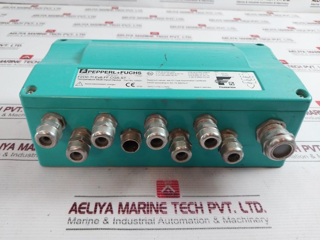 Pepperl+Fuchs F2D0-ti-ex8.Ff.Cgs.St Temperature Multi Input Device 125521