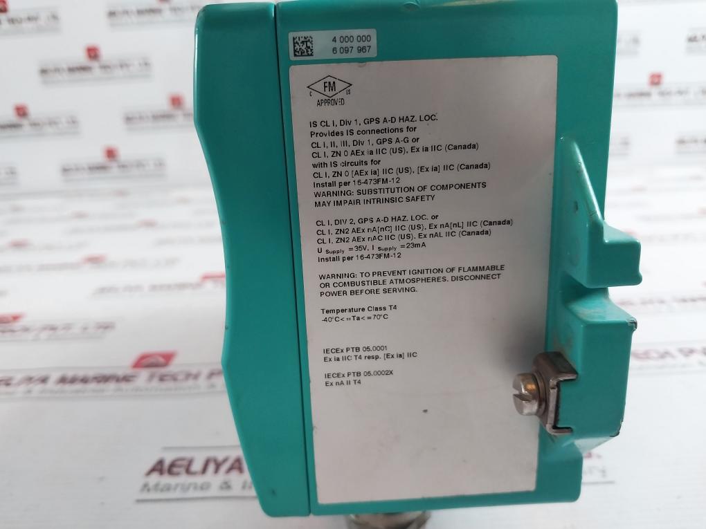 Pepperl+Fuchs F2D0-ti-ex8.Ff.Cgs.St Temperature Multi Input Device 125521