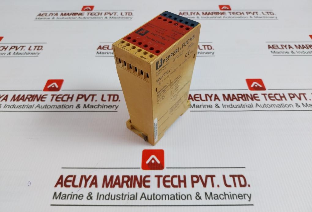 Pepperl+Fuchs Isolated Switch Amplifier 115V Ac 45–60 Hz Part No We77/Ex-1 129199