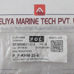 Pepperl+Fuchs K-hm14-1M-804401 Connection Cable W/ Connector 105C 300V Vw-1