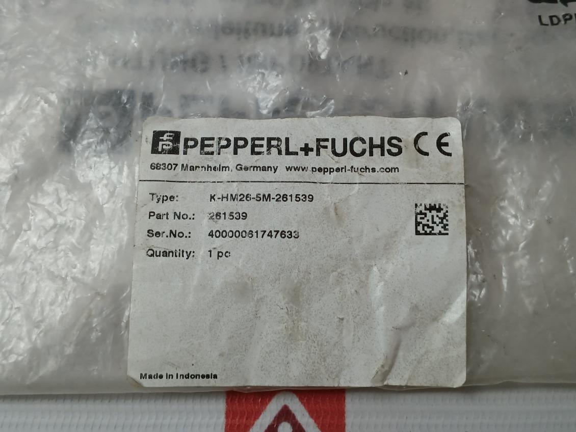 Pepperl+Fuchs K-hm26-5M-261539 Hart Connection Cable With Connector 261539