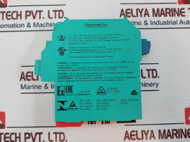 Pepperl+Fuchs Kcd2-scd-ex1 Signal Isolator Safety Barrier 100Ma -20C Ta 60C