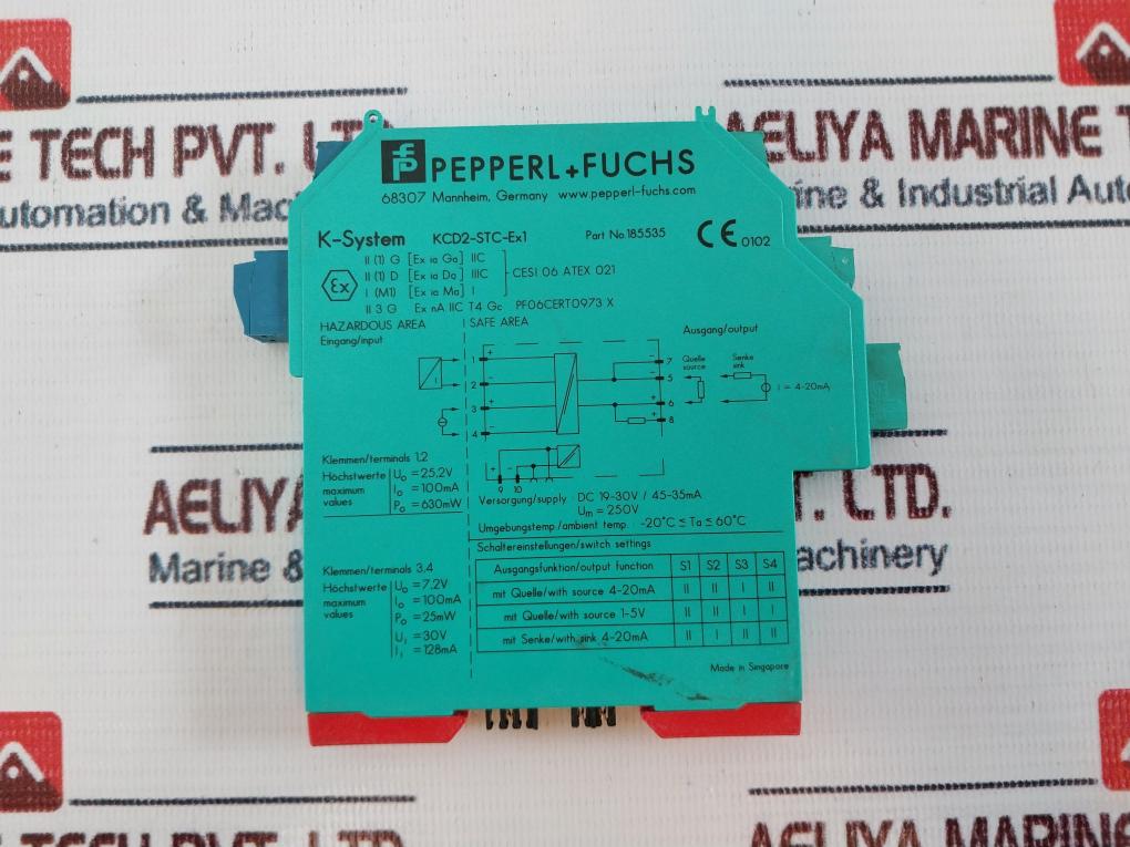 Pepperl+Fuchs Kcd2-stc-ex1 Smart Transmitter Power Supply