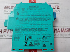 Pepperl+Fuchs K-system Kfa6-sr2-ex2.W Switch Amplifier 103373 51Mw