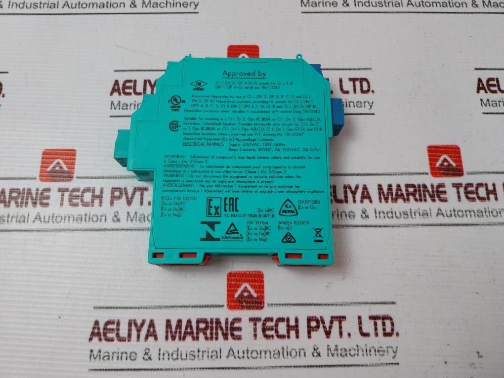 Pepperl+Fuchs K-system Kfa6-sr2-ex2.W Switch Amplifier 103373 51Mw
