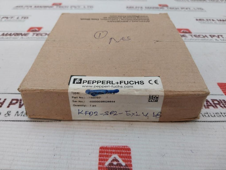 Pepperl+Fuchs K-system Kfd2-sr2-ex1.W.Lb Signal Isolator Safety Barrier 132959